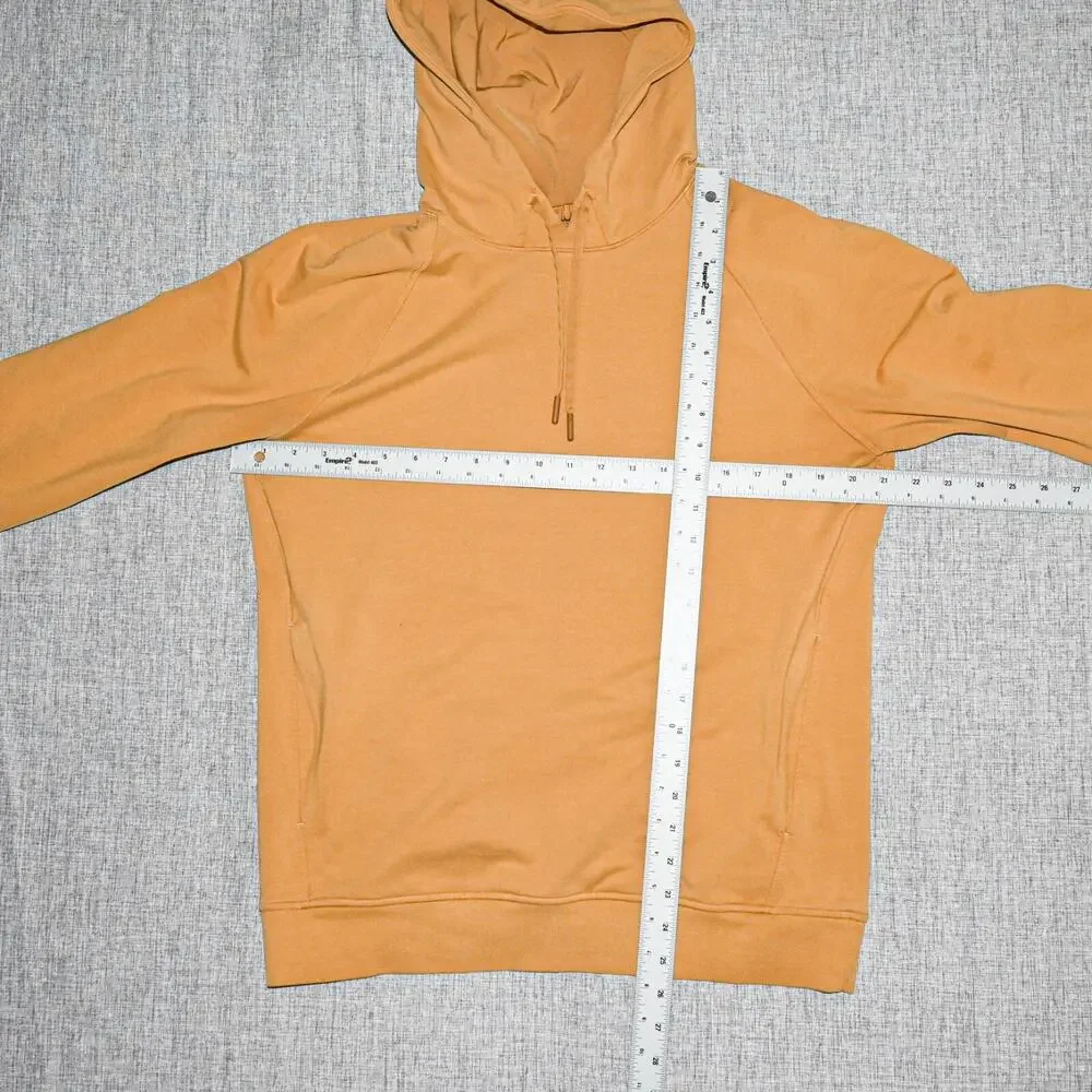 Lululemon Men's City Sweat Pullover Hoodie Sweatshirt Mustard gold size Medium